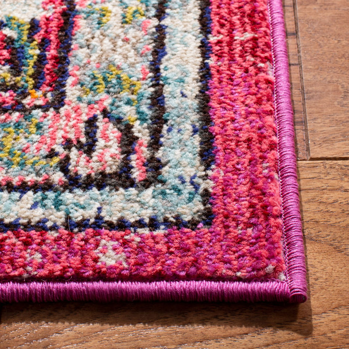World Menagerie Mifley Fuchsia Pink Rug & Reviews Wayfair.co.uk